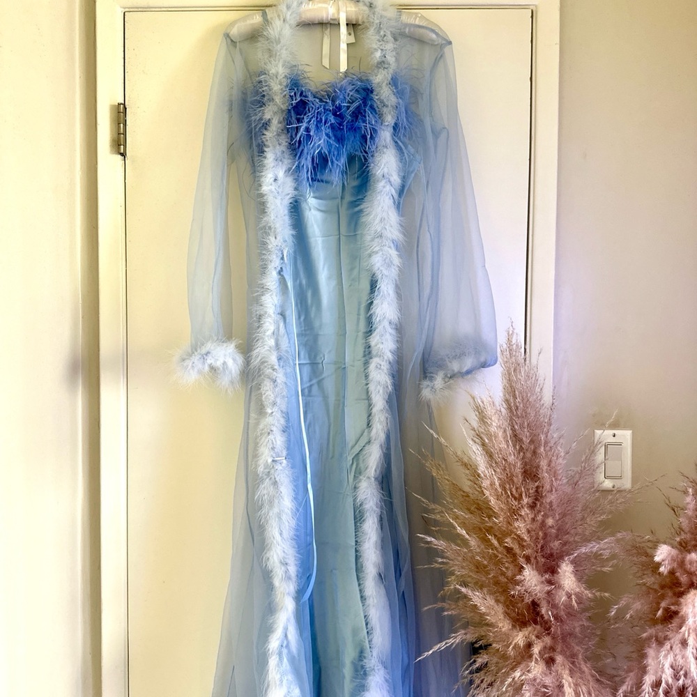 Silk long dress dreamy